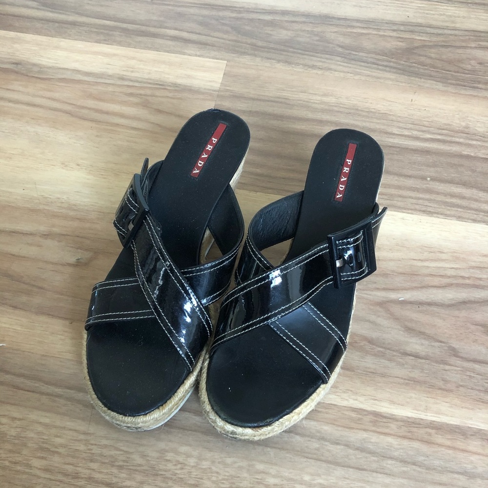 Prada wedges